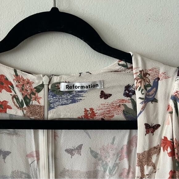 Reformation Cirrus Mini Dress in Rainforest Print - Picture 10 of 10